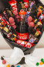 Букет с колой, шоколадными батончиками и жевательными конфетами