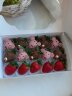Клубника в шоколаде 15 ягод в коробке №38