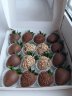 Клубника в шоколаде 16 ягод в коробке №29