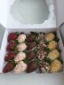 Клубника в шоколаде 20 ягод в коробке №37